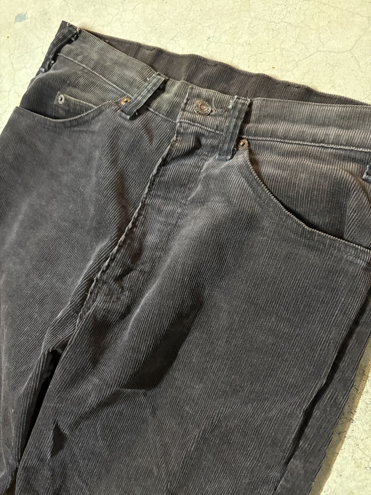 Levi's Vintage 70s Levi’s 517 Corduroy Pants Brown White Tab 30x30 Size US 30 / EU 46 - 2 Thumbnail