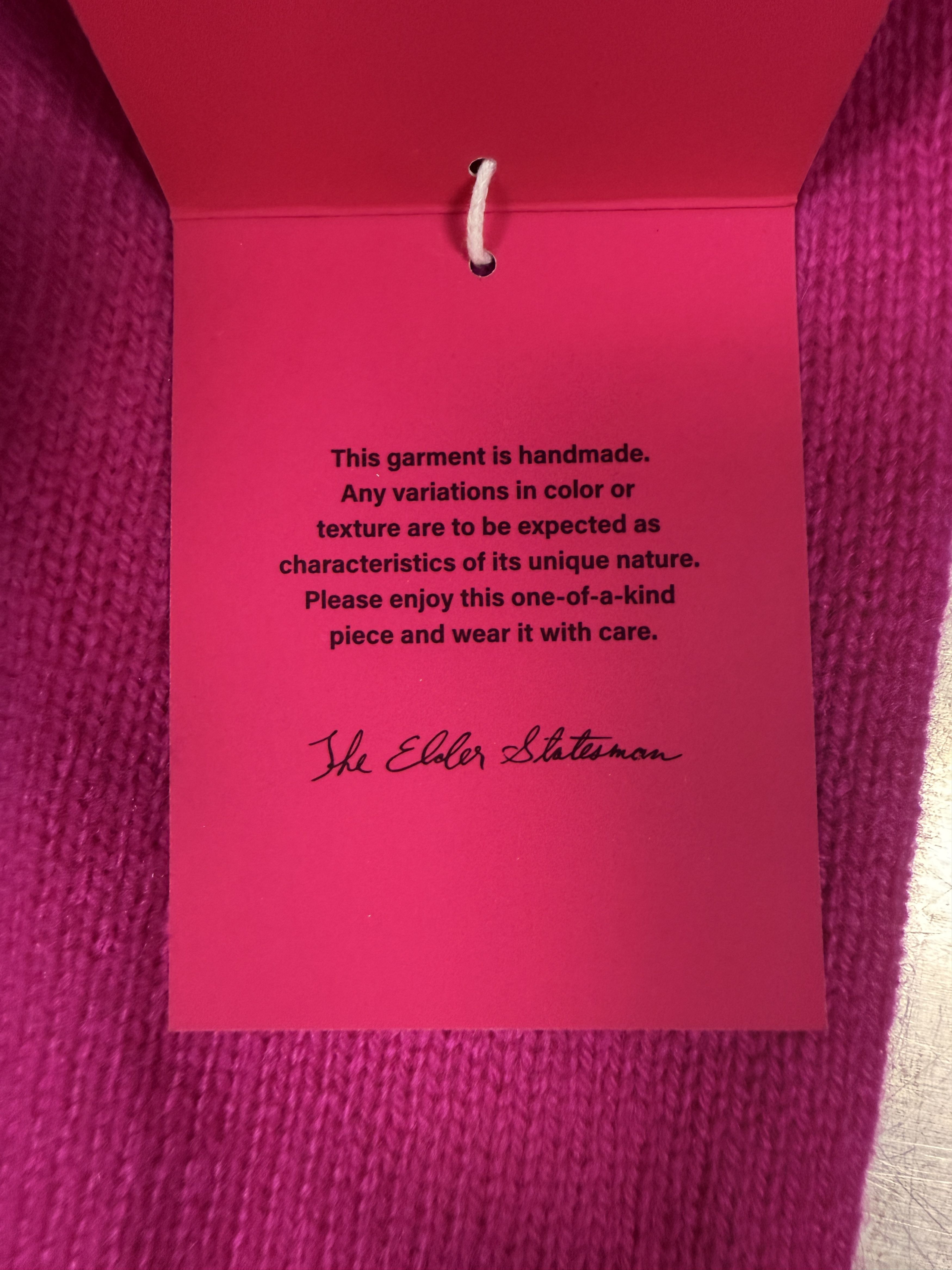 The Elder Statesman $1095 The Elder Statesman Simple Cashmere Crew Sweater Size L / US 10 / IT 46 - 7 Thumbnail