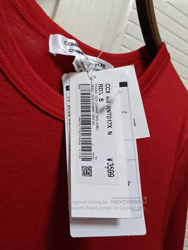 Comme des Garcons Comme Des Garcons Long-sleeve top with a peplum hem, made Size S / US 4 / IT 40 - 7 Thumbnail