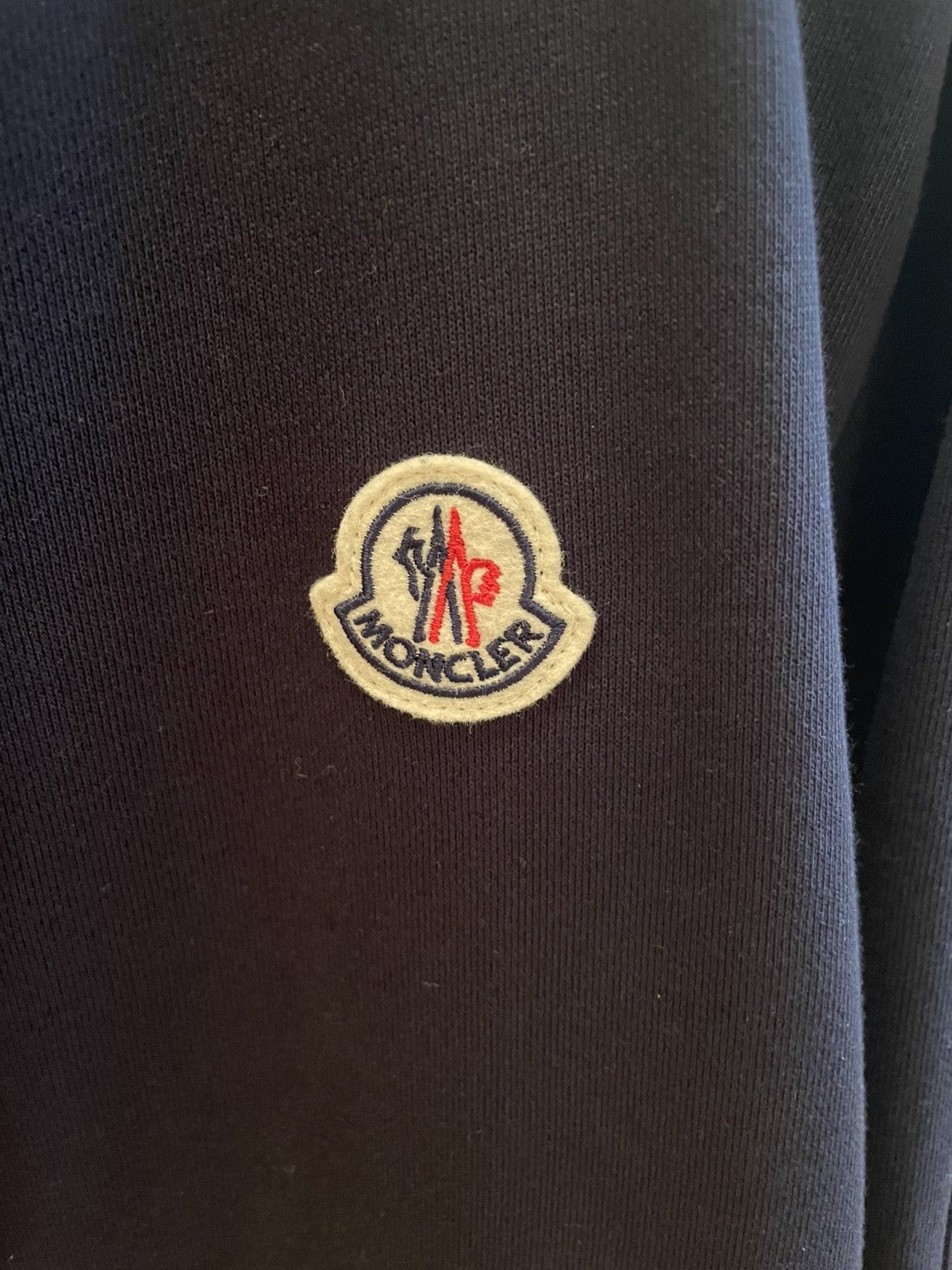 Moncler Moncler Men’s Taping Zip Navy Cardigan Size US L / EU 52-54 / 3 - 3 Thumbnail