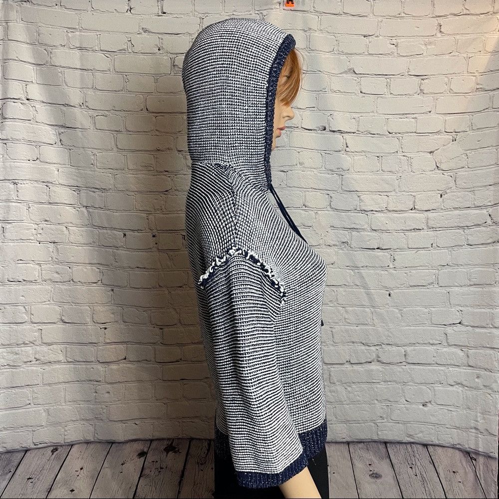 Other EVA MENDES Sweatshirt Hoodie Size M (runs small) Blue Silve Size S / US 4 / IT 40 - 8 Thumbnail