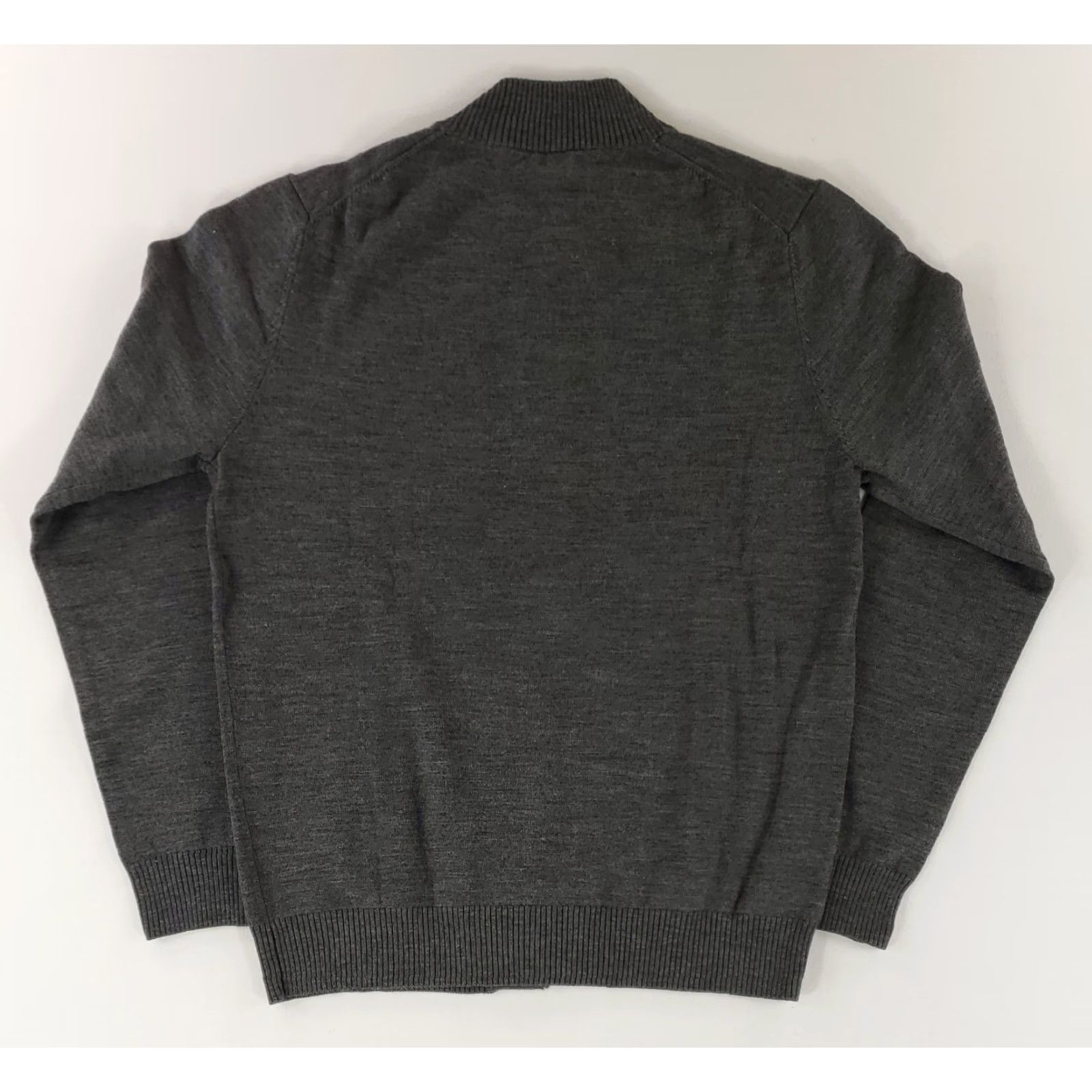 Suitsupply Suitsupply Cardigan Sweater Merino Wool Gray Long Sleeve Button Up Mens L Size US L / EU 52-54 / 3 - 4 Thumbnail