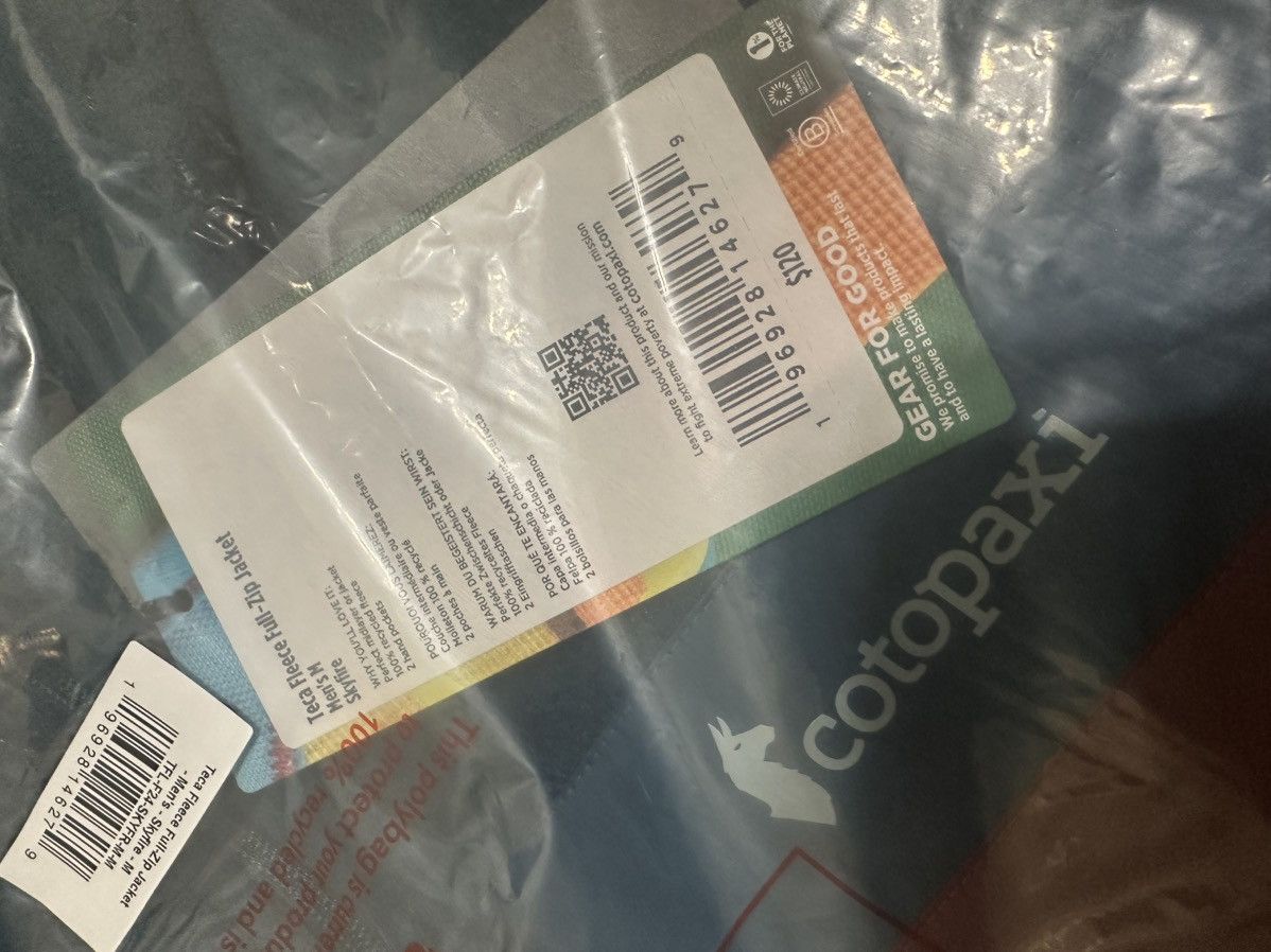 Cotopaxi COTOPAXI TECA FULL ZIP FLEECE SKYFIRE SIZE MEDIUM Size US M / EU 48-50 / 2 - 4 Thumbnail