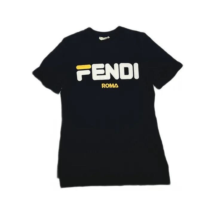 Fendi Fendi Logo Print Short Sleeve T-Shirt -2507 Size XS / US 0-2 / IT 36-38 - 2 Thumbnail