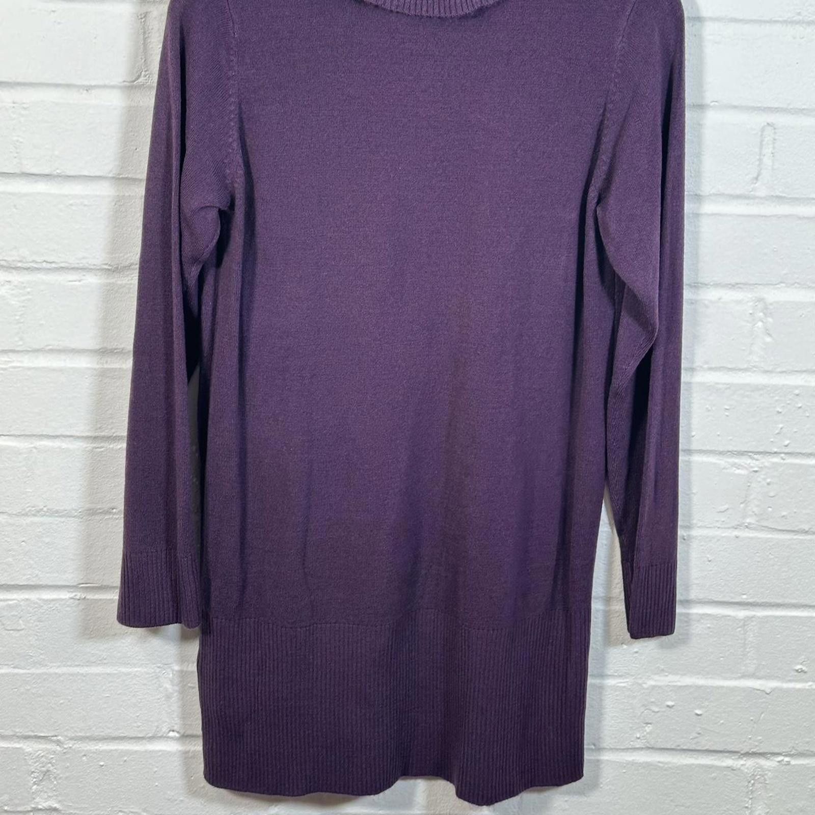 Designer M&S Collection Women's Purple and Burgundy Dress Size L / US 10 / IT 46 - 4 Thumbnail