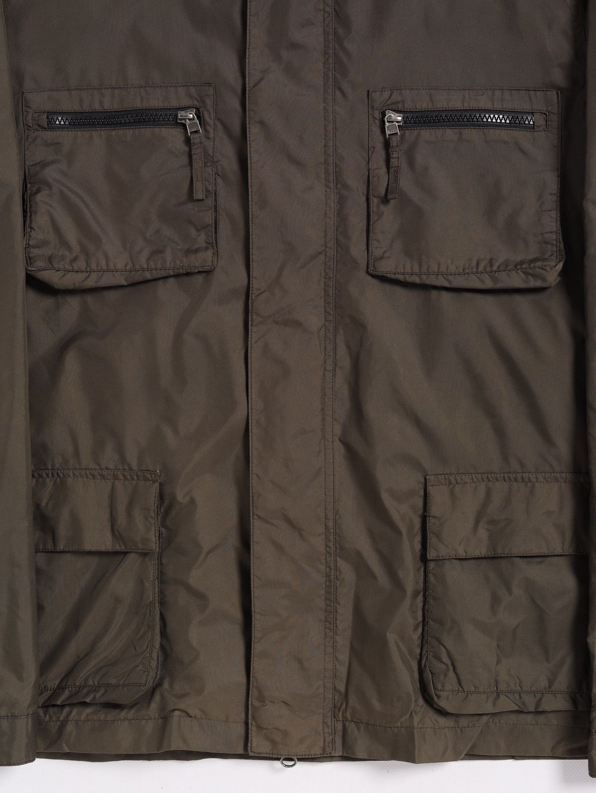 Aspesi Alberto Aspesi Tech Nylon Multipocket Jacket Khaki Olive Size US L / EU 52-54 / 3 - 3 Thumbnail