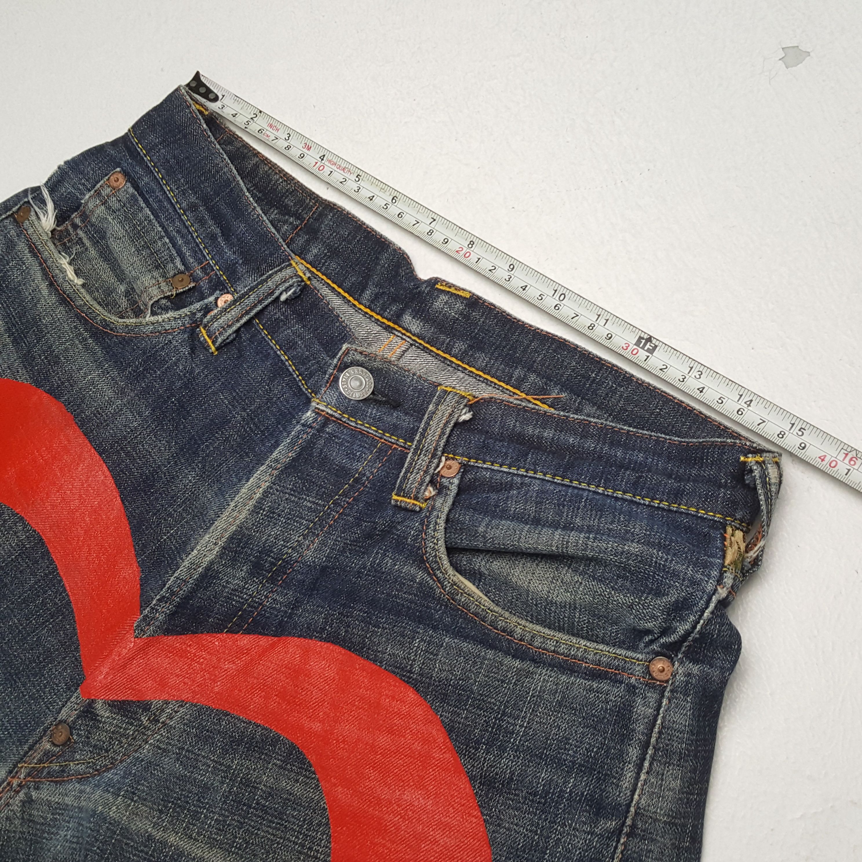Evisu × Japanese Brand × Vintage Vintage EVISU Japanese Brand Daicock Custom Style Jeans Size US 30 / EU 46 - 7 Thumbnail