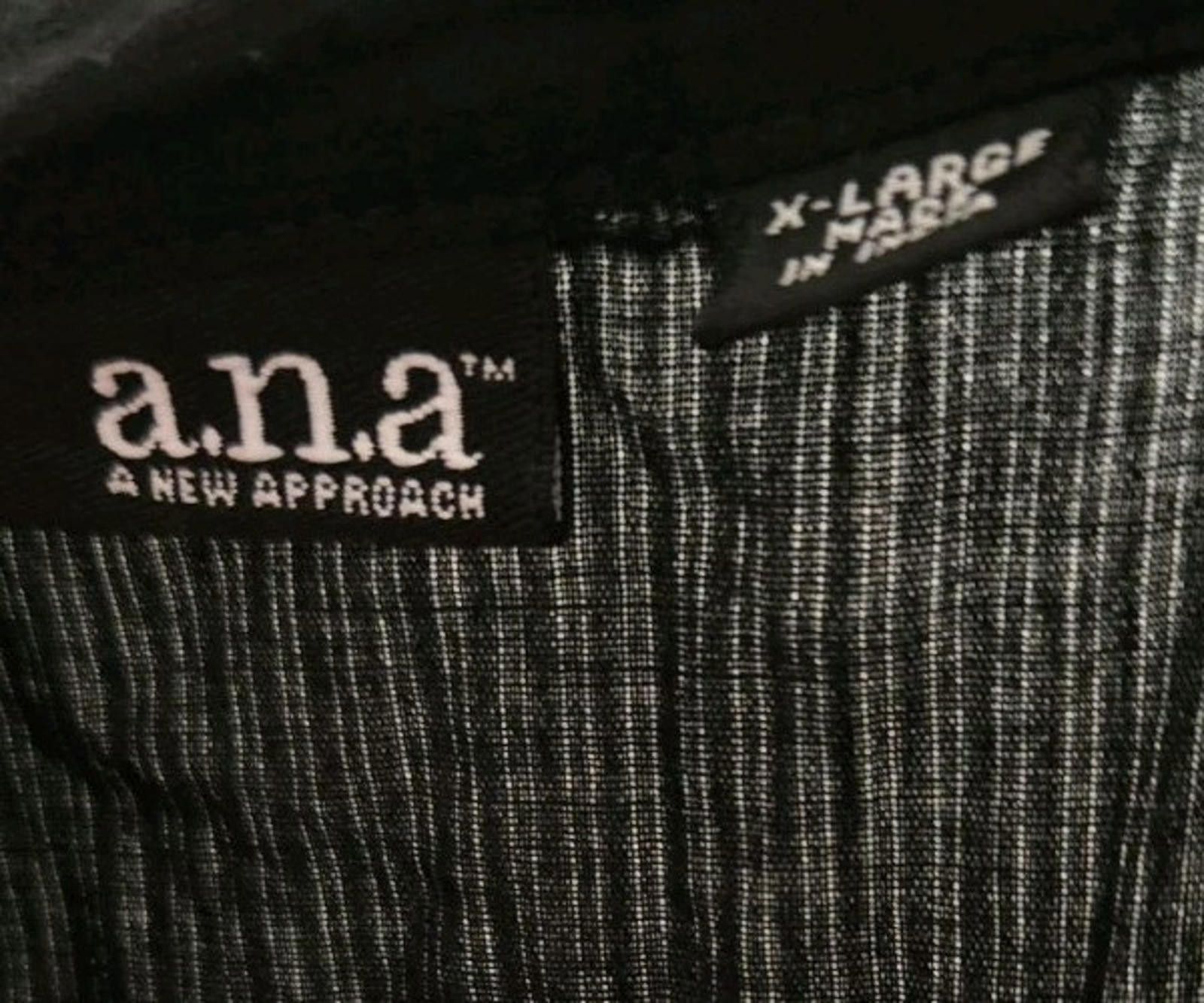 Analog A.N.A. Womens Blouse Sz XL Black Long Sleeve Top Shirt Semi Size XL / US 12-14 / IT 48-50 - 8 Thumbnail