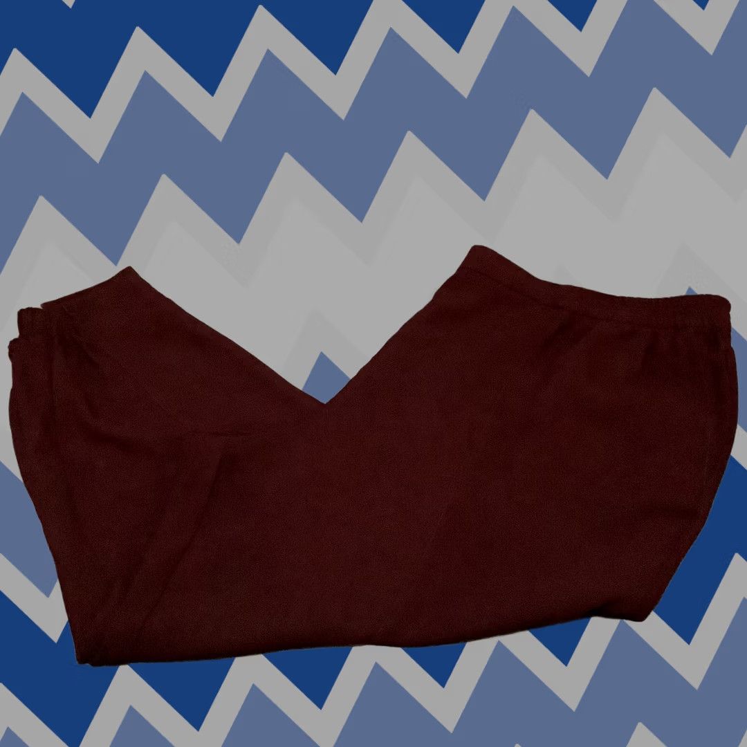 Vintage Gibson & Latimer Womens Burgundy Jogger Pants 3XL Pockets Tapered Pull-On Casual Office Size 40" / US 18 - 1 Thumbnail