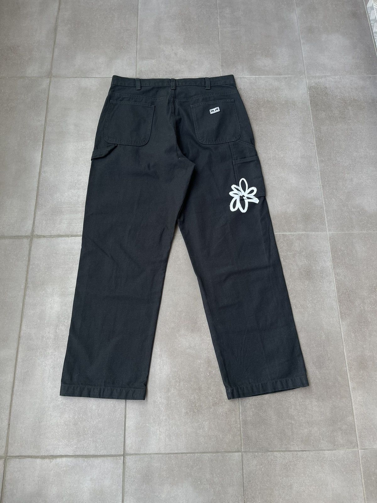 Obey !DS! SS23 Obey Big Timer Twill Printed Carpenter Work Pants Size US 32 / EU 48 - 11 Thumbnail