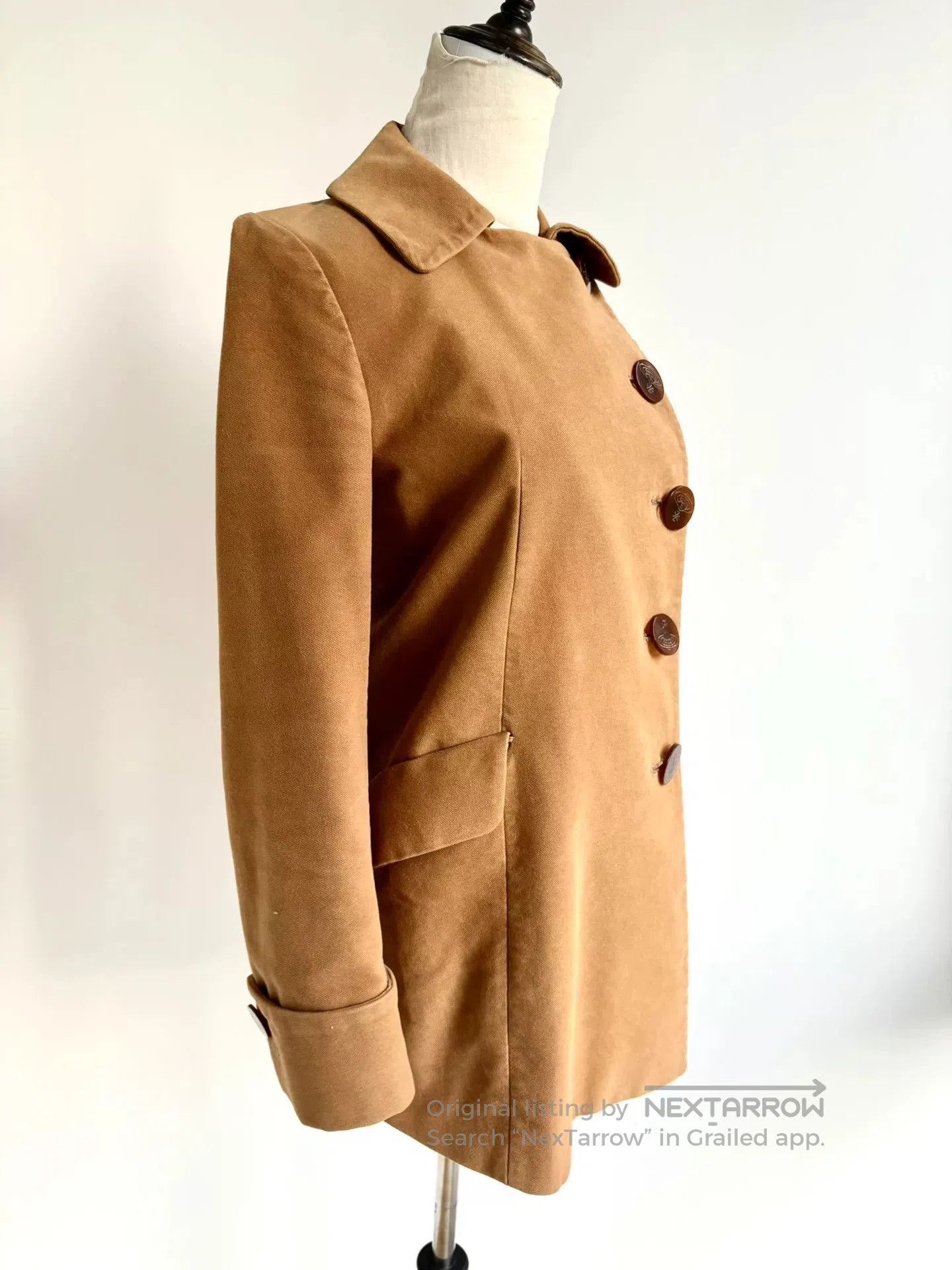 Vivienne Westwood vivienne westwood brown asymmetric button coat. Size S / US 4 / IT 40 - 3 Thumbnail