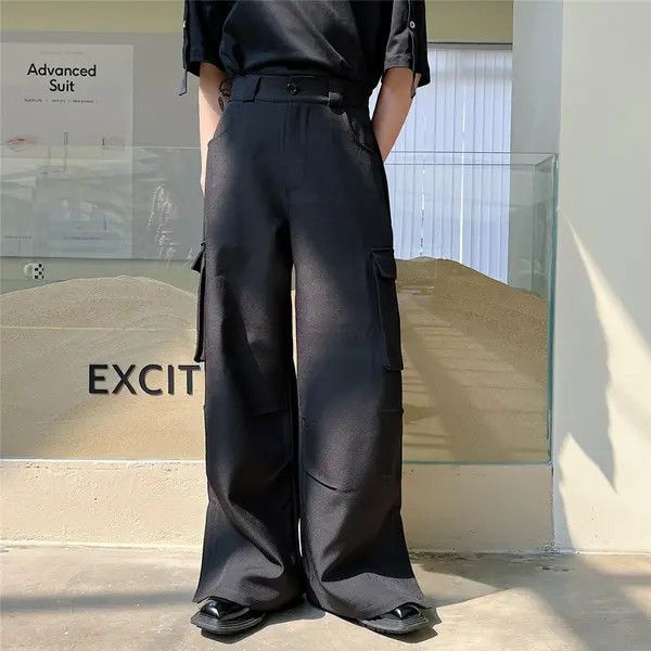Japanese Brand VIBE Japanese Style Baggy Cargo Pocket Pants Size US 32 / EU 48 - 1 Thumbnail