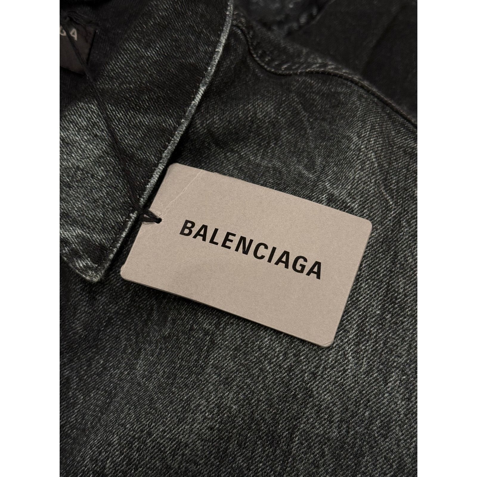 Balenciaga 2020 Balenciaga trompe l'oeil heavy cotton jacket Size US M / EU 48-50 / 2 - 9 Thumbnail