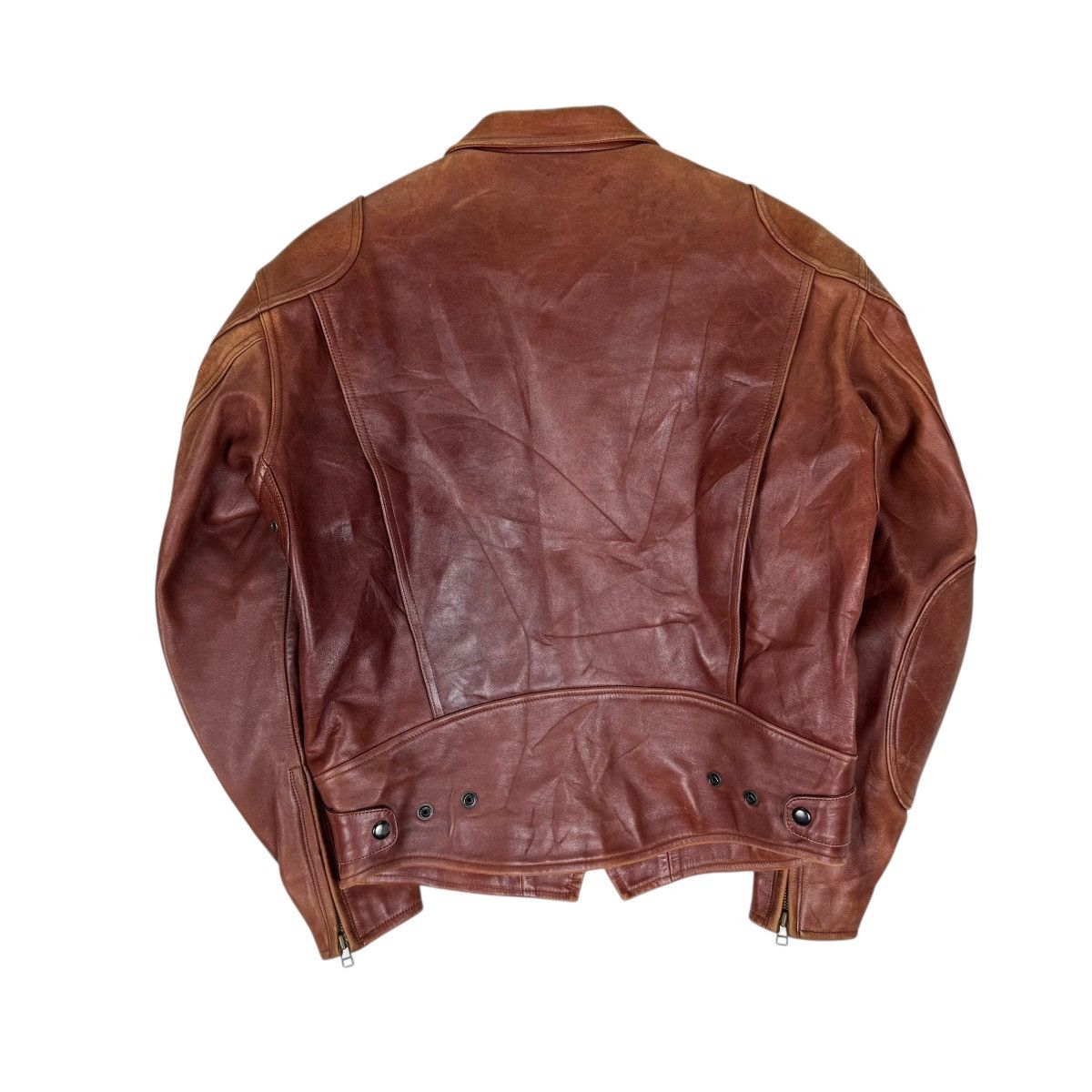 Genuine Leather ☀️HAROLD’S GEAR HORSEHIDE BIKERS LEATHER JACKET Size US L / EU 52-54 / 3 - 7 Thumbnail