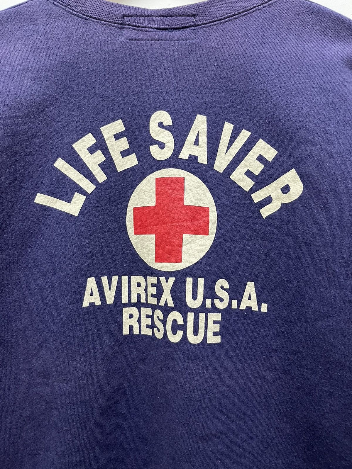 Avirex Vintage Avirex Life Saver Military Sweatshirt 40 Size US M / EU 48-50 / 2 - 4 Thumbnail