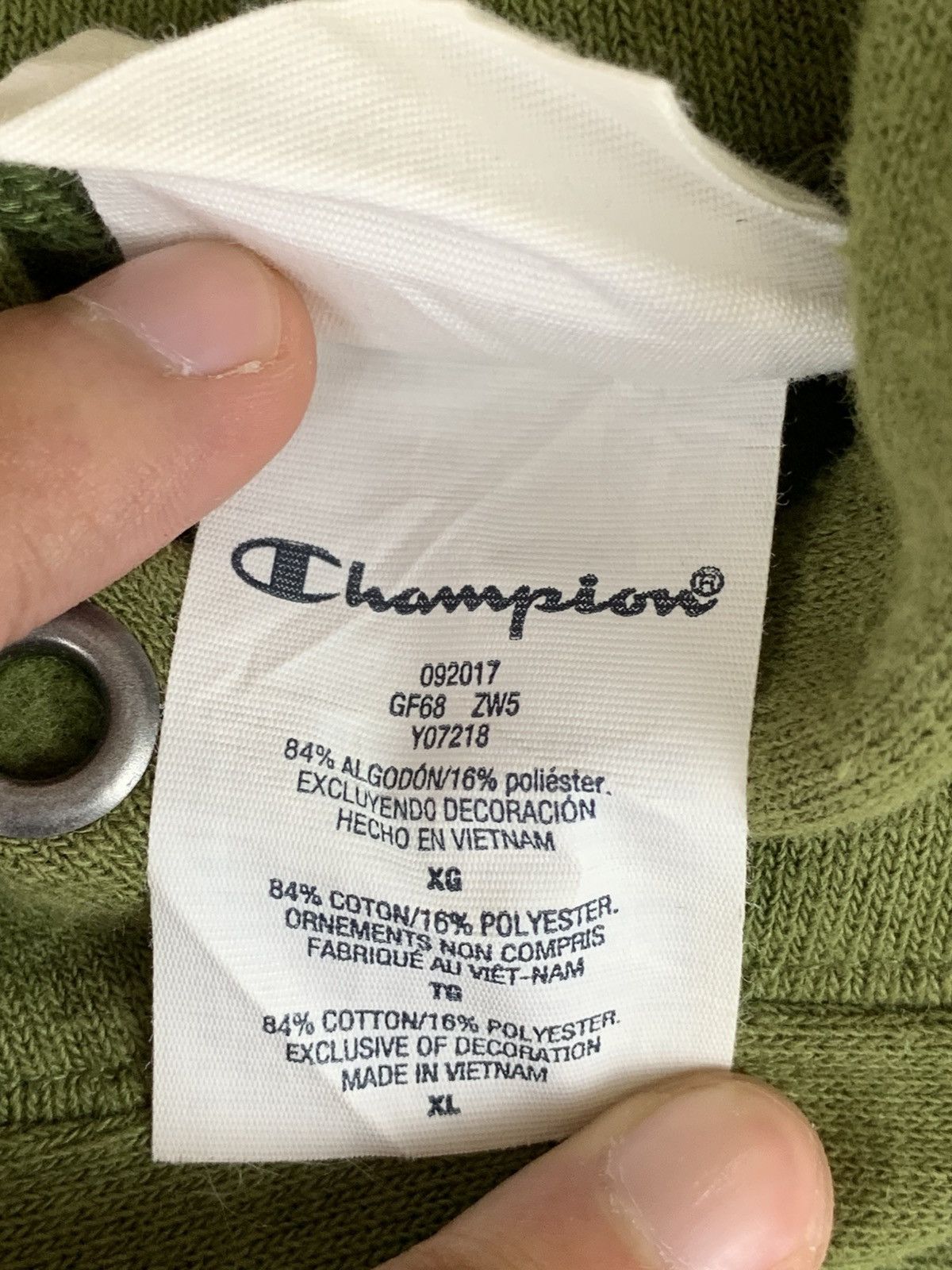 Champion Vintage Champion Reverse Weave Spell Out Pullover Hoodie Size US XL / EU 56 / 4 - 6 Thumbnail