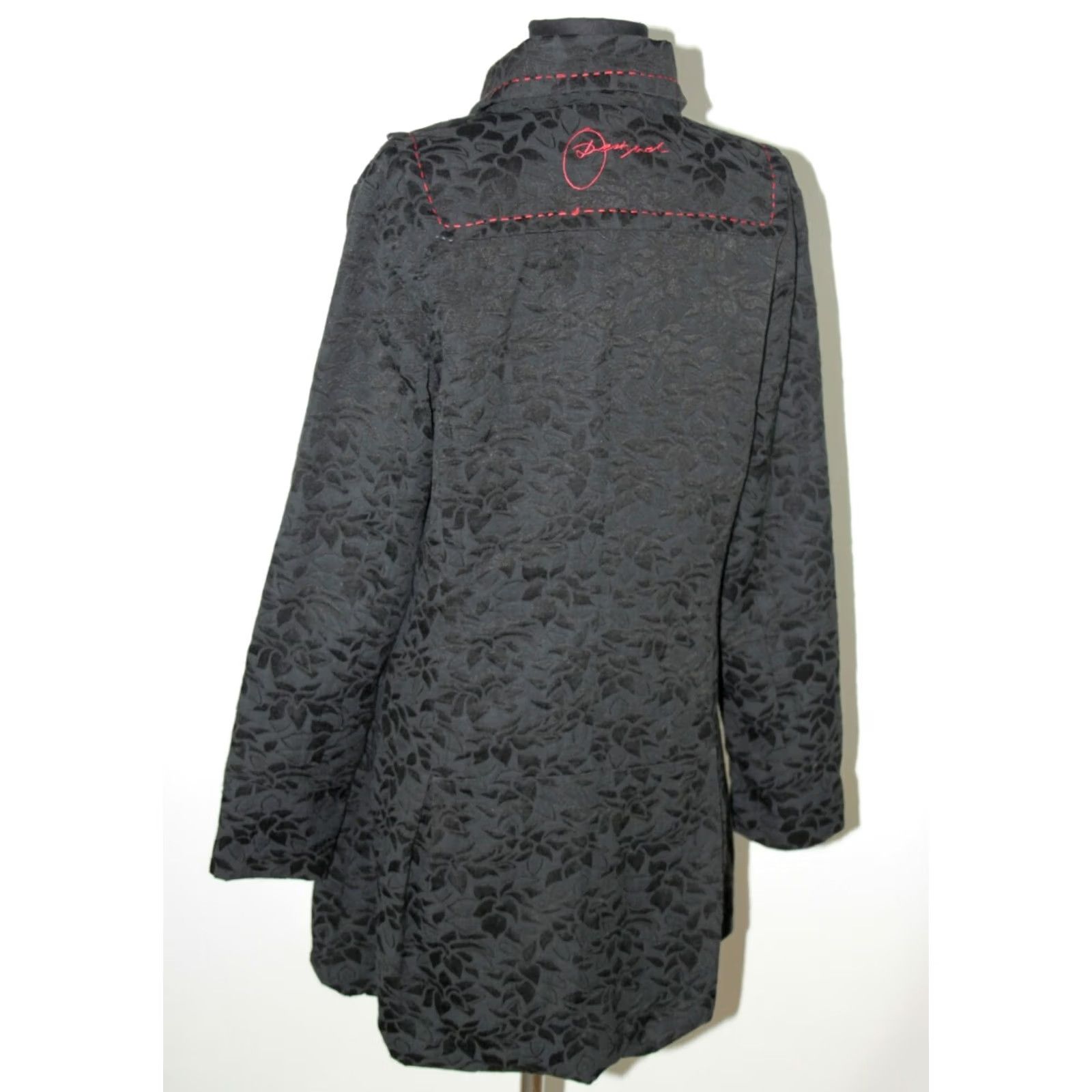 Desigual Desigual Coat Womens Black Size 44 Regular Jacket 41E2980 Casual Size M / US 6-8 / IT 42-44 - 7 Thumbnail