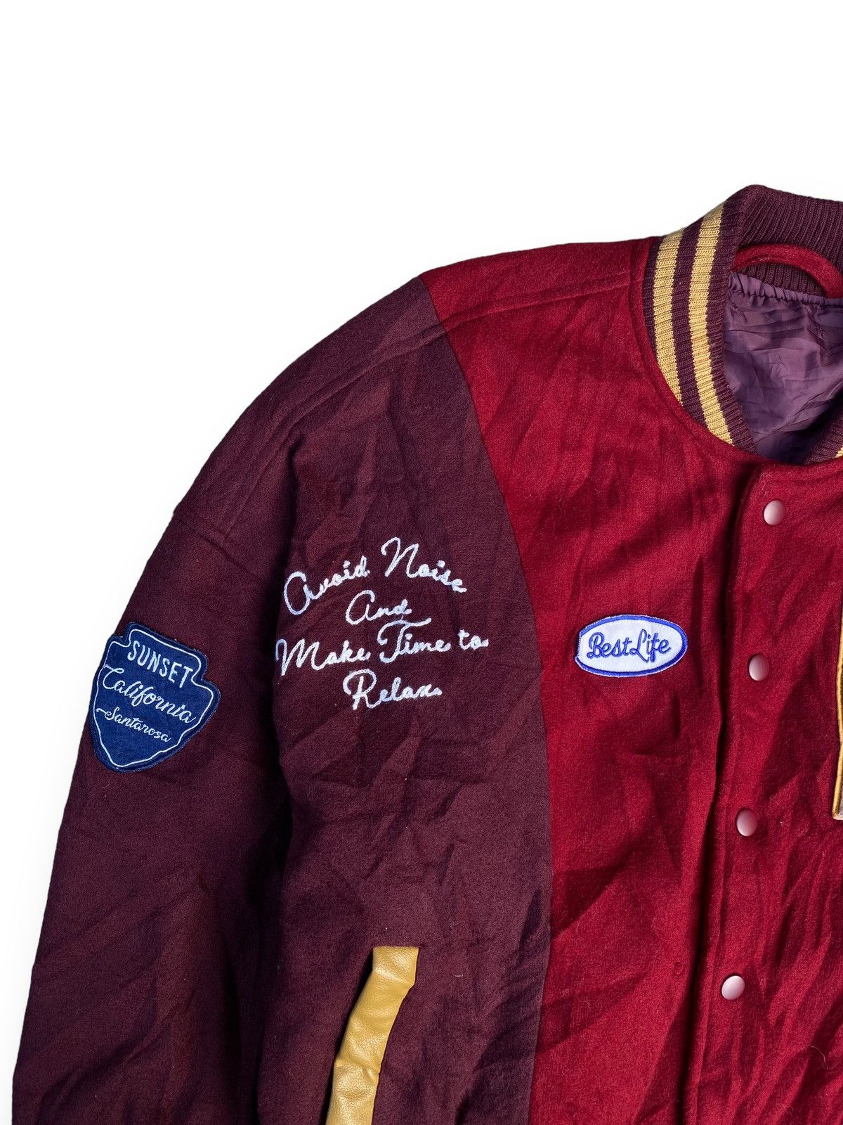Other Wool Varsity Jacket Streetwear Style. #C10 Size US L / EU 52-54 / 3 - 3 Thumbnail