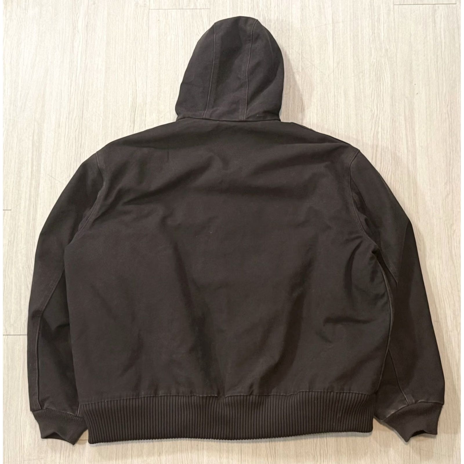 Carhartt VINTAGE Carhartt J130 Bomber Jacket Duck Canvas Shirt Men 2XL Brown Leatherette Patch 90s Outdoor USA Working Wear Size US XXL / EU 58 / 5 - 2 Thumbnail