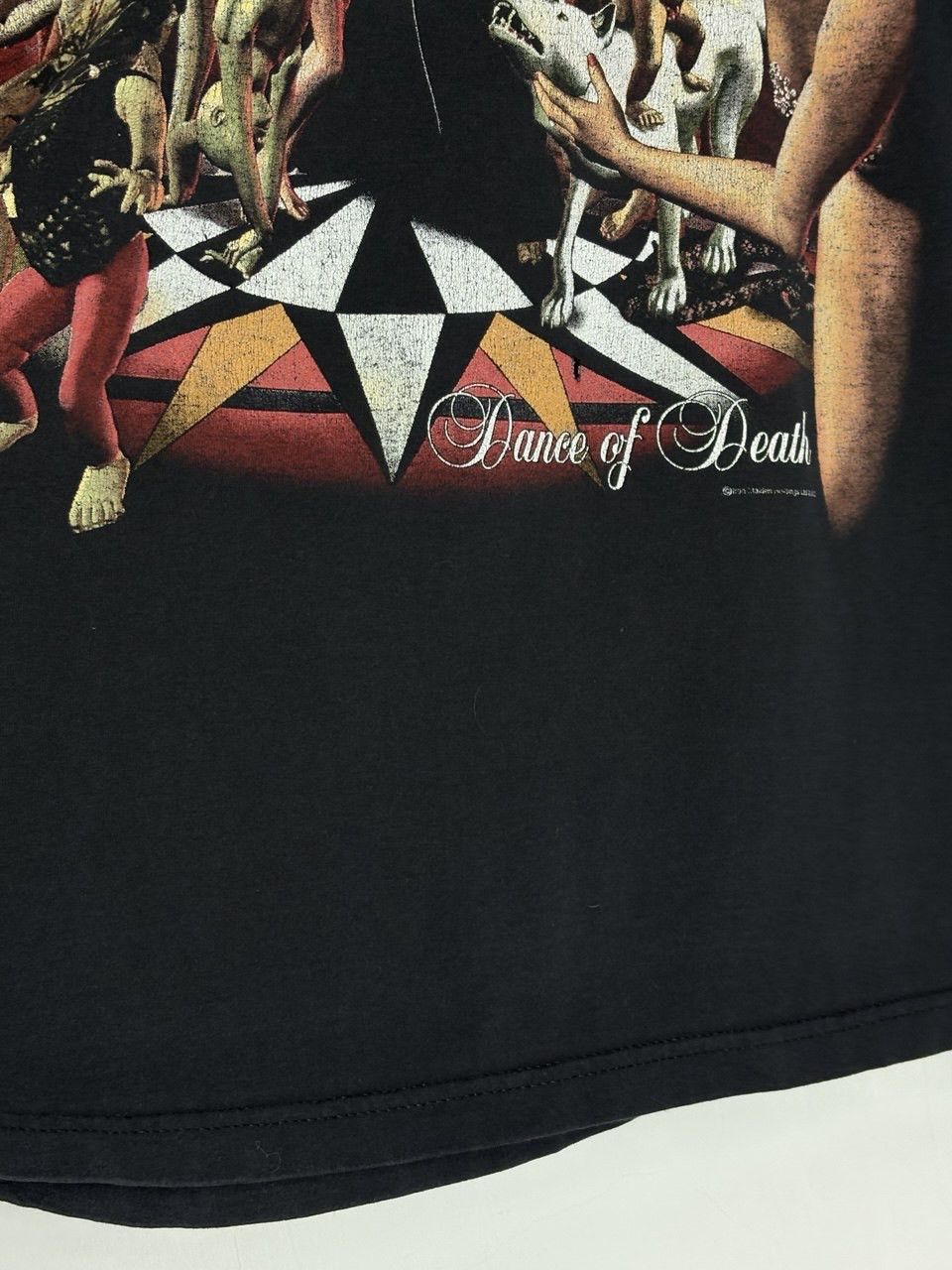 Iron Maiden Vintage 2003 Iron Maiden Dance of Death Black T-shirt Size US XL / EU 56 / 4 - 4 Thumbnail