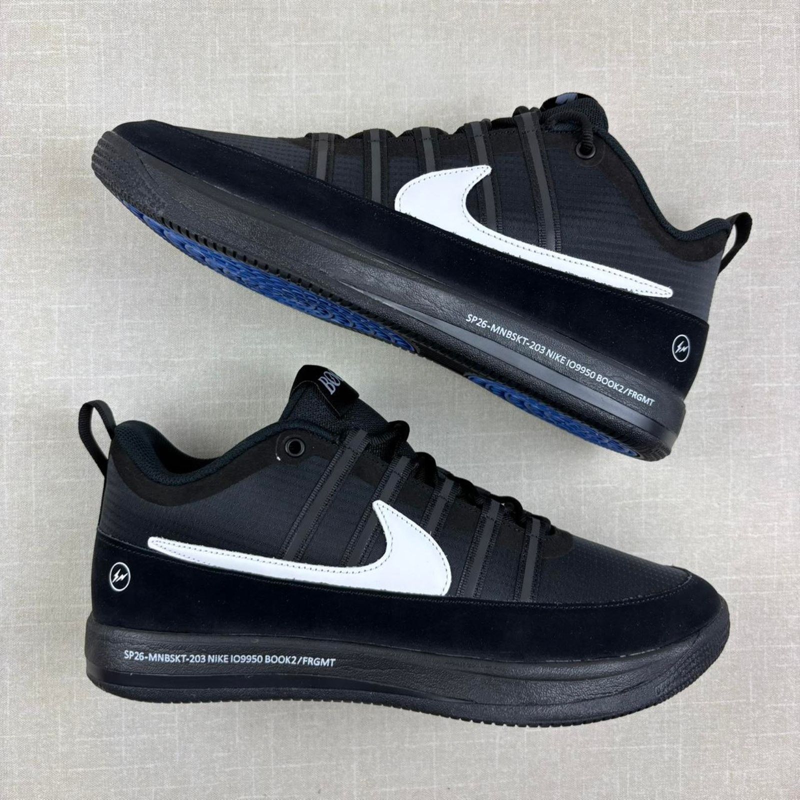 Nike ⚡️ Fragment x Nike Book 2 “Black” 12M Size US 12 / EU 45 - 2 Thumbnail