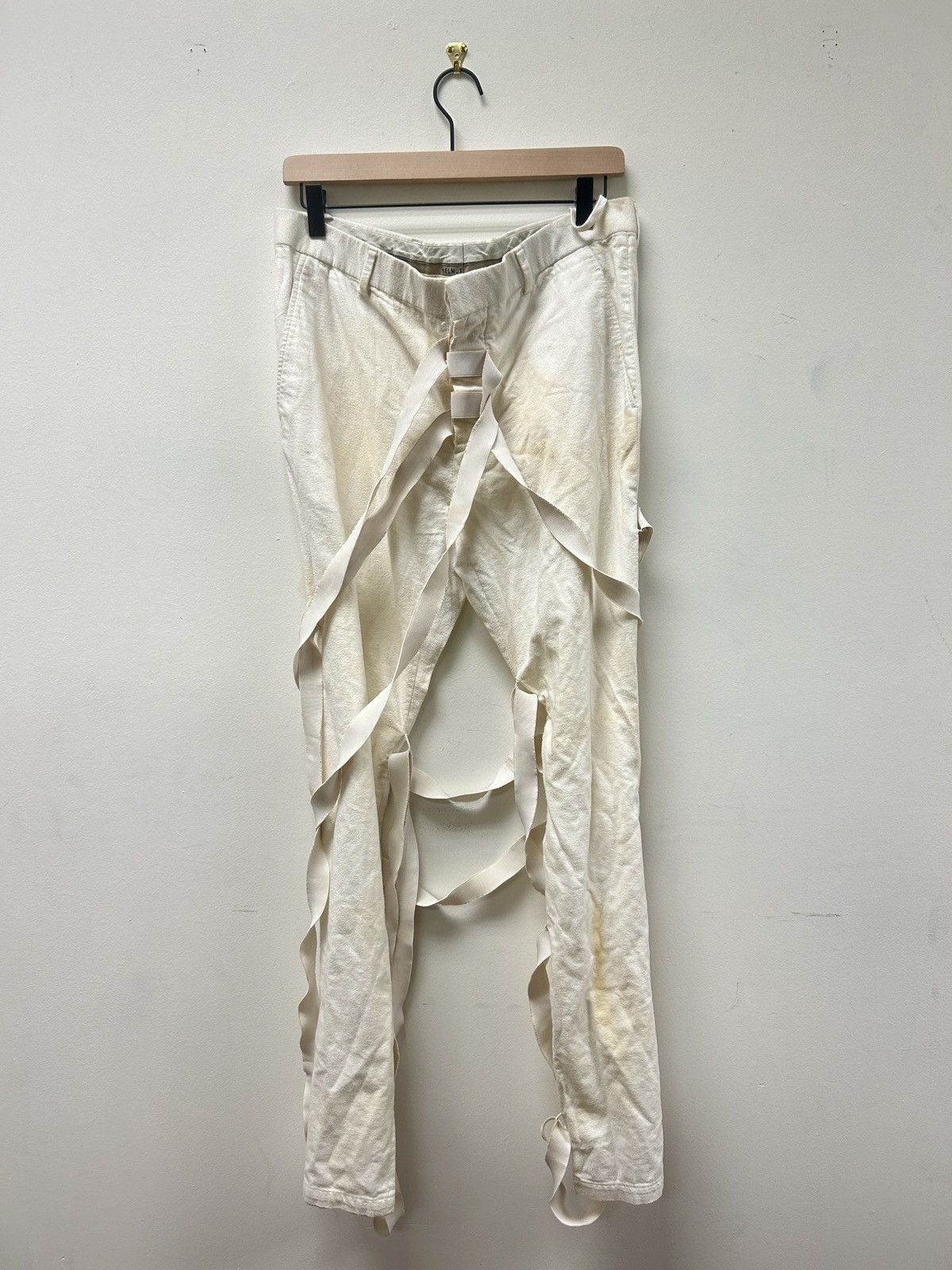 Helmut Lang SS 2004 Sample Bondage Trousers Size US 32 / EU 48 - 1 Thumbnail