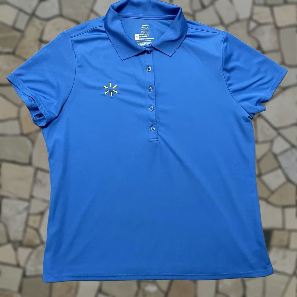 Walmart Walmart Polo Shirt Womens XL Blue Short Sleeve Employee Workwear Logo Shirt Womens XL Blue Polo Walmart Size XL / US 12-14 / IT 48-50 - 1 Preview