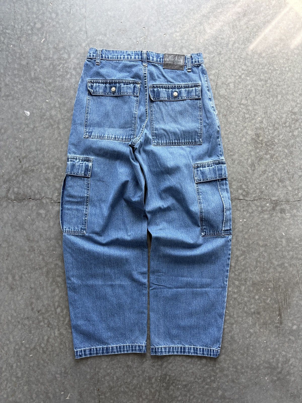 Levi's Vintage 90s Levis Silvertab Cargo Jeans 31x32 Baggy Skater Size US 31 - 6 Thumbnail