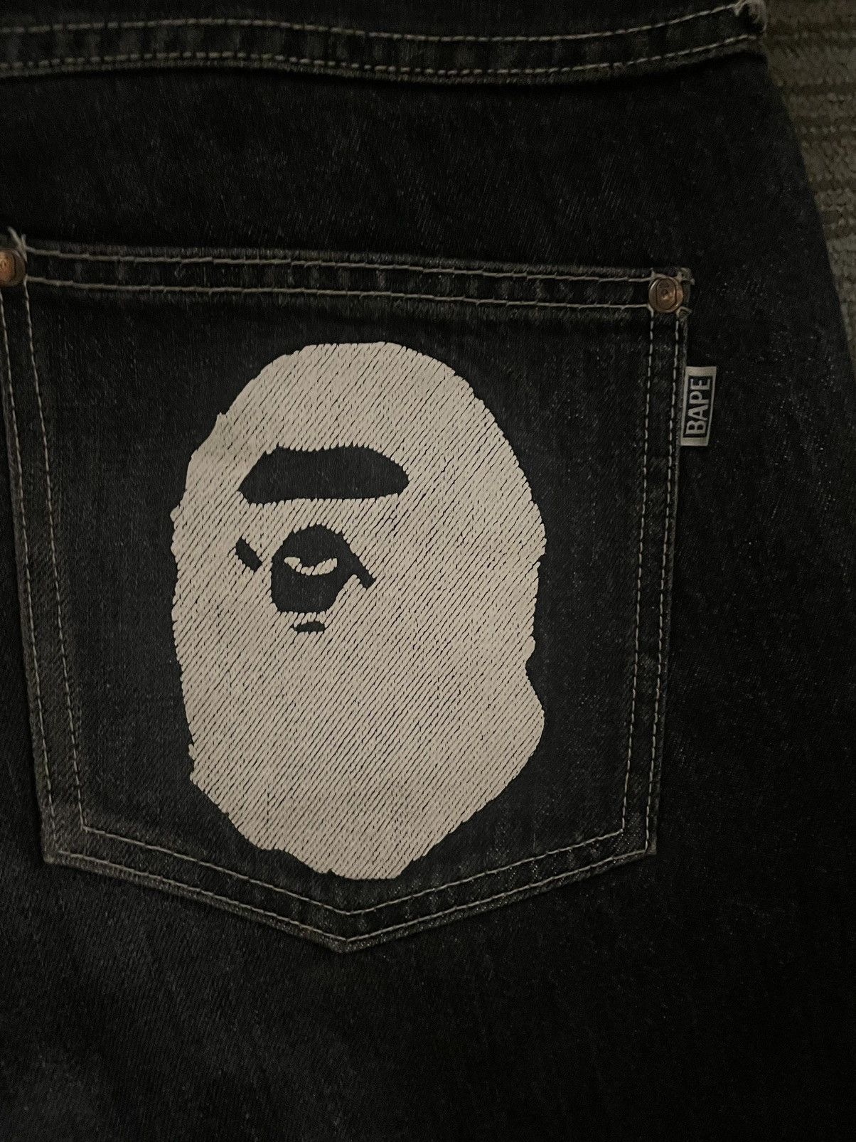 Bape Ape Head Denim Size US 34 / EU 50 - 3 Thumbnail