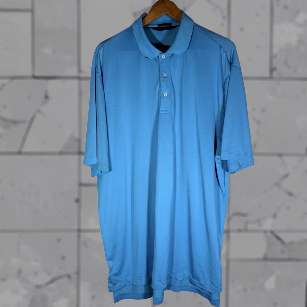 Ralph Lauren Polo Ralph Lauren Performance Polo Shirt Blue XL Mens Athletic Fit Golf Cotton Blend PIMA COTTON BLEND Size US XL / EU 56 / 4 - 1 Thumbnail
