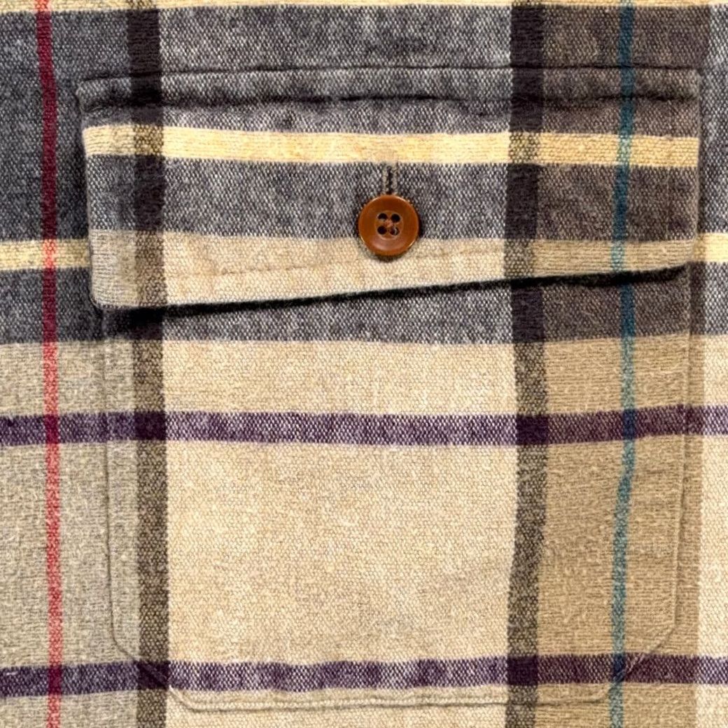Vintage Vintage LL Bean Shirt Adult 2XL Brown Plaid Chamois Flannel Outdoor Tall 90s Size US XXL / EU 58 / 5 - 4 Thumbnail