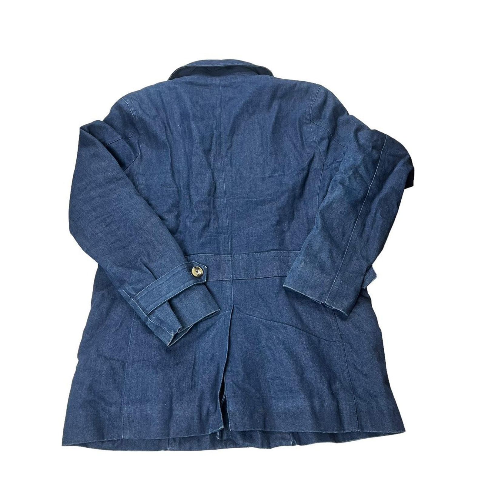 7 For All Mankind 7 For All Mankind Double Breasted Denim Jacket Size US M / EU 48-50 / 2 - 4 Thumbnail