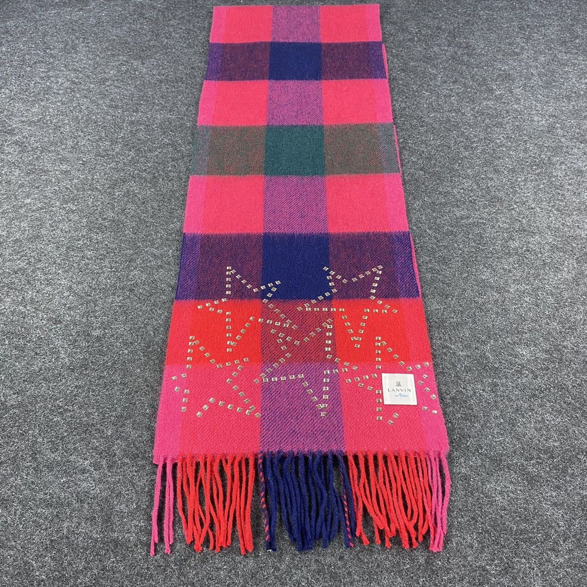 Lanvin × Vintage Lanvin Scarf # Muffler # Neckwear # D273 Size ONE SIZE - 3 Thumbnail