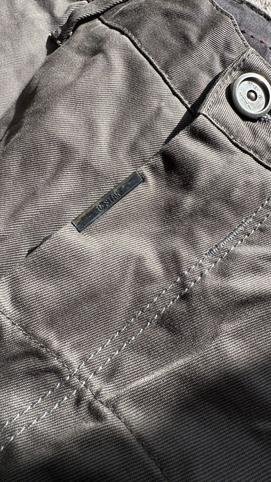 If Six Was Nine G-Star Vintage Y2K Rovic Arc Loose Tapered Biker Cargo Pants Size US 30 / EU 46 - 4 Thumbnail