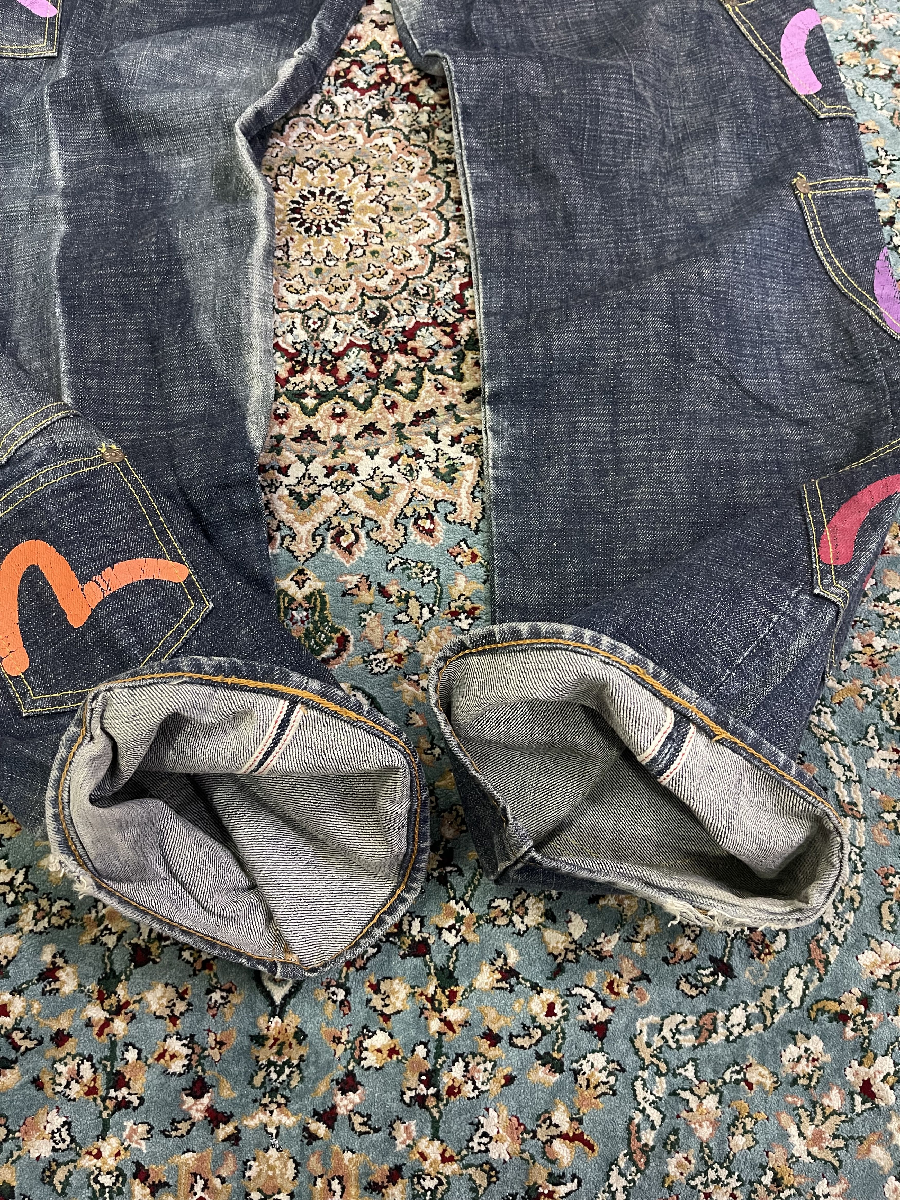Evisu Vtg RARE Evisu Multipocket Underlicense China Selvedge sz 34 Size US 34 / EU 50 - 6 Thumbnail