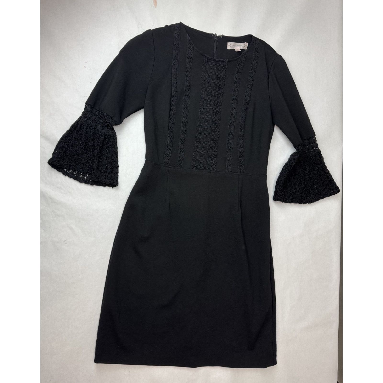 Nanette Lepore Witchy Nanette Lepore Bell Sleeve Black Dress Cocktail 4 Size S / US 4 / IT 40 - 1 Thumbnail