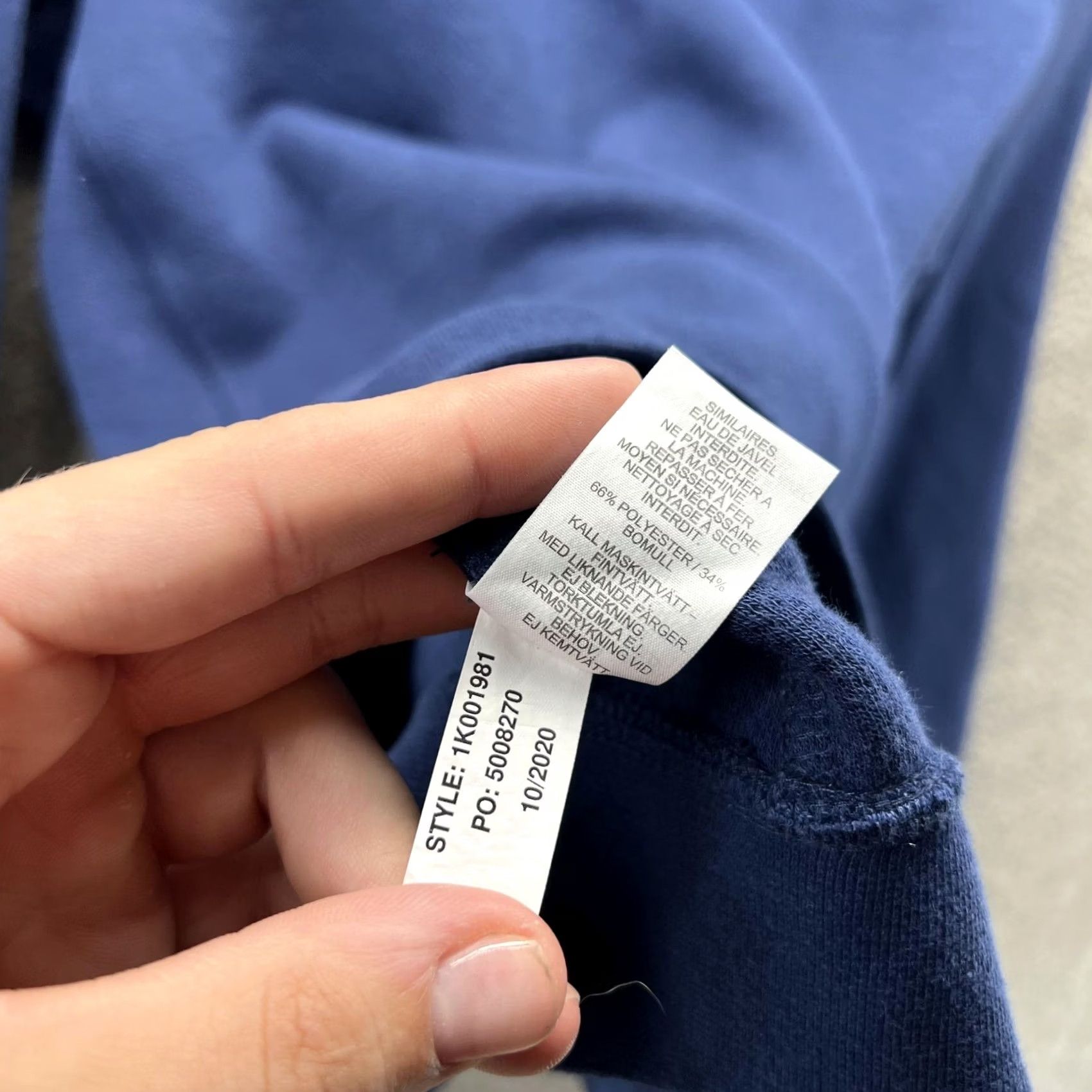 Vineyard Vines VINEYARD VINES Shep Shirt Sweatshirt Mens L Blue Quarter Zip Pullover Fleece Shirt Pullover with Pockets Linen/Logo? Size US L / EU 52-54 / 3 - 4 Thumbnail