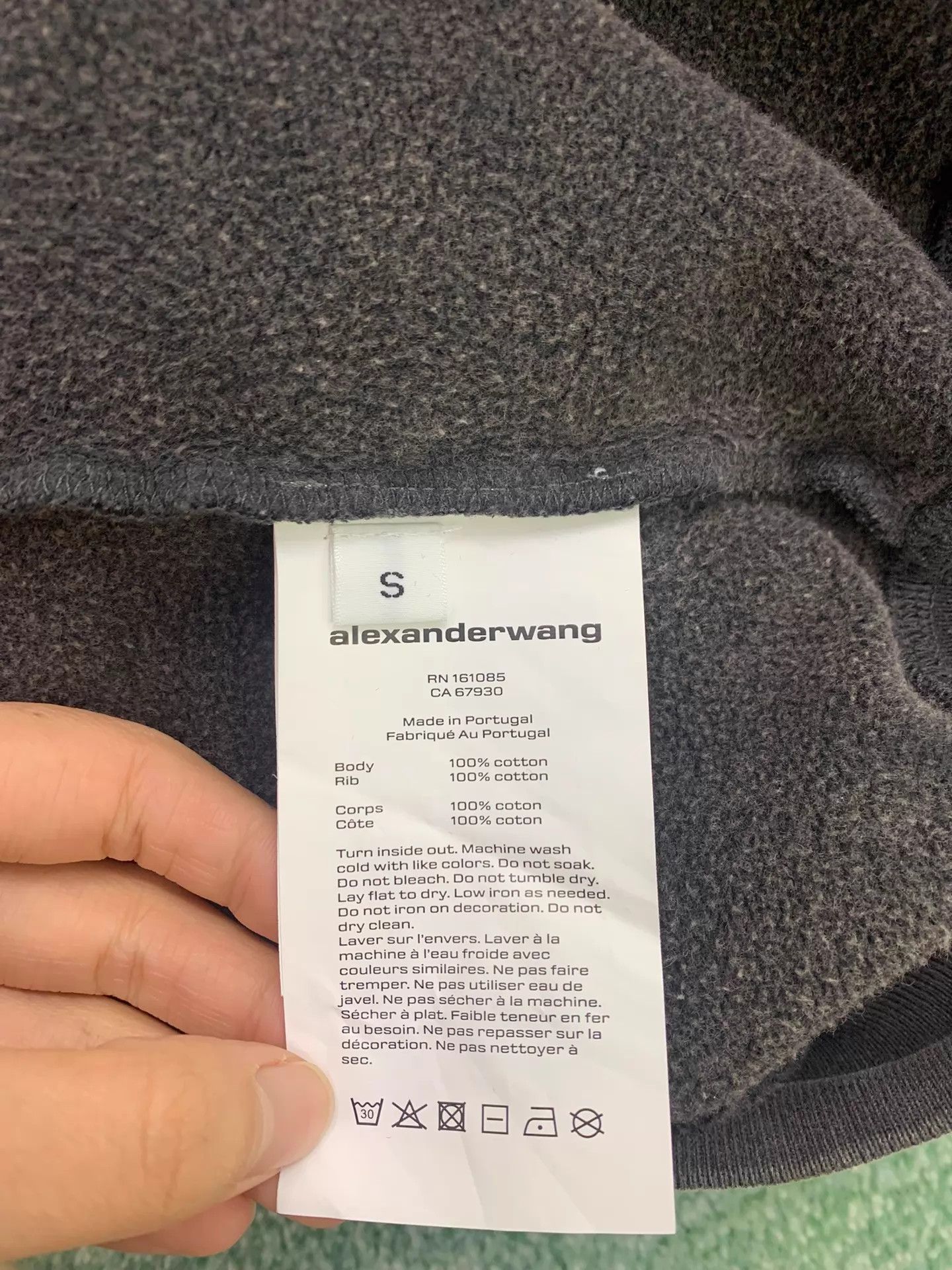 Alexander Wang Alexander Wang gray letter jacket Size S Size S / US 4 / IT 40 - 5 Thumbnail