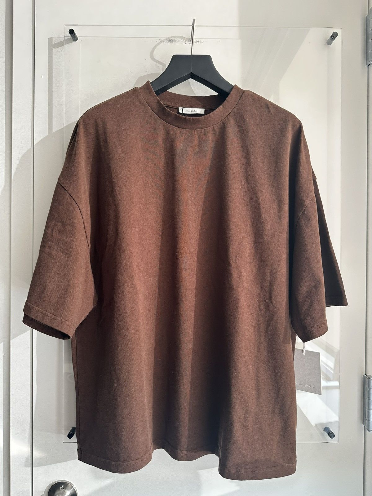 Entire Studios NWT Heavyweight Boxy Tee Brunette Size US L / EU 52-54 / 3 - 1 Thumbnail