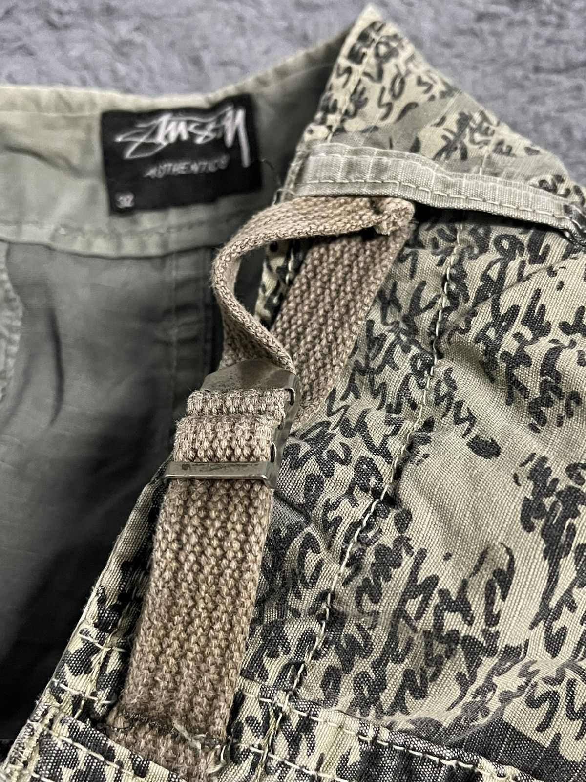Stussy Vintage Stussy Cargo Half Pants Size US 32 / EU 48 - 6 Thumbnail