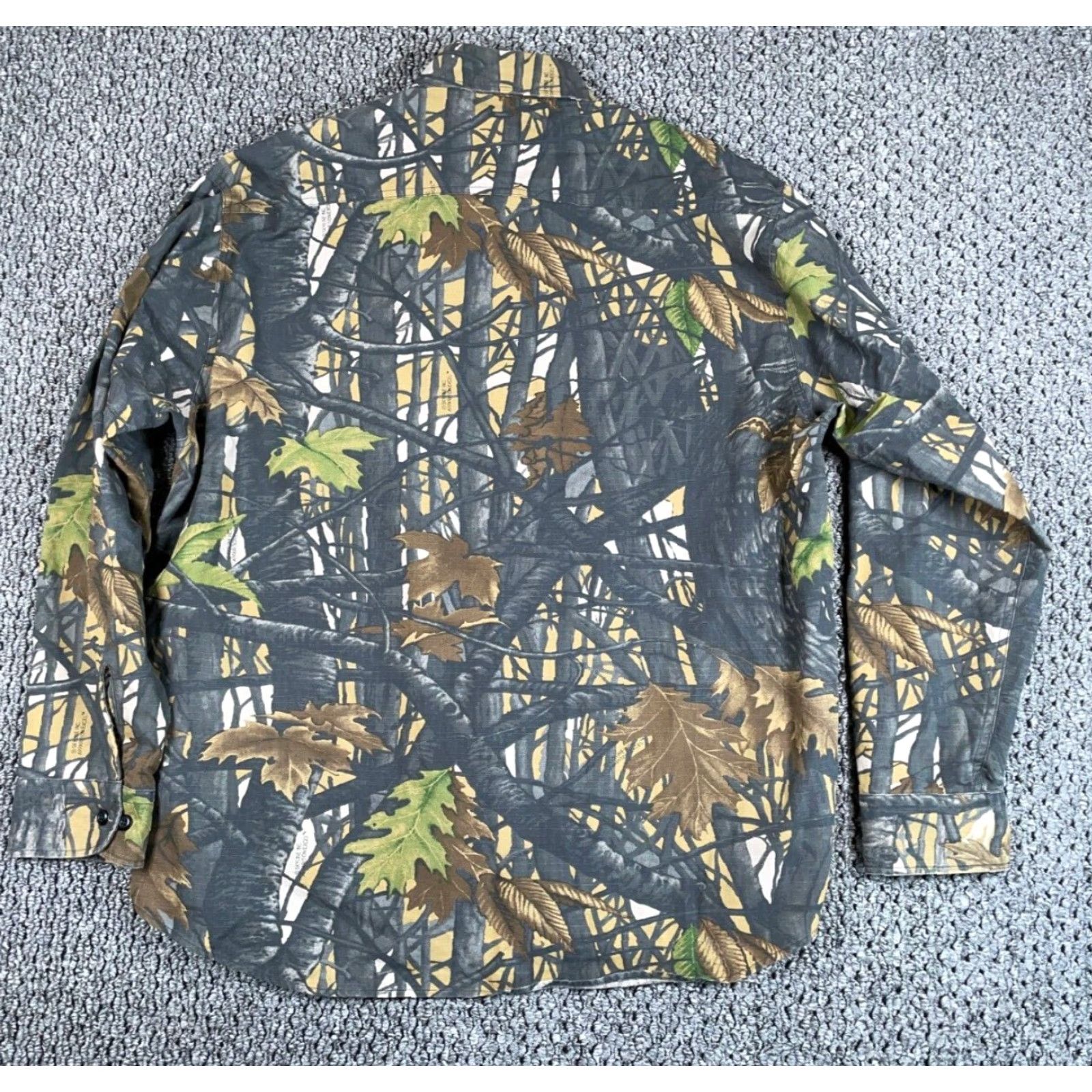 Vintage VINTAGE Hunter's View Camouflage Ripstop Shirt Adult XL Green Skyline Camo Men’s XL Camouflage Shirt Mens XL Green Skyline Pattern 90s? (Note: wait) Size US XL / EU 56 / 4 - 2 Thumbnail