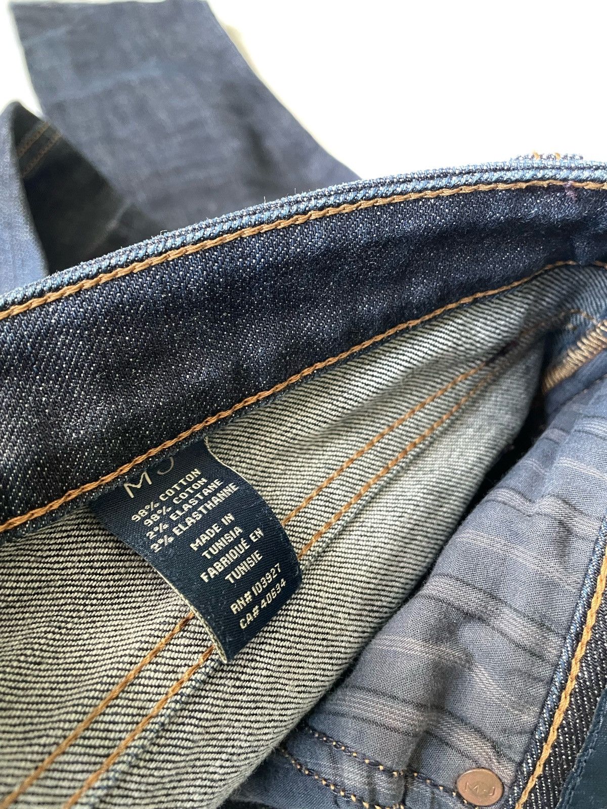 Marc Jacobs Women Blue Indigo Denim Jeans Mom Fit Size 30