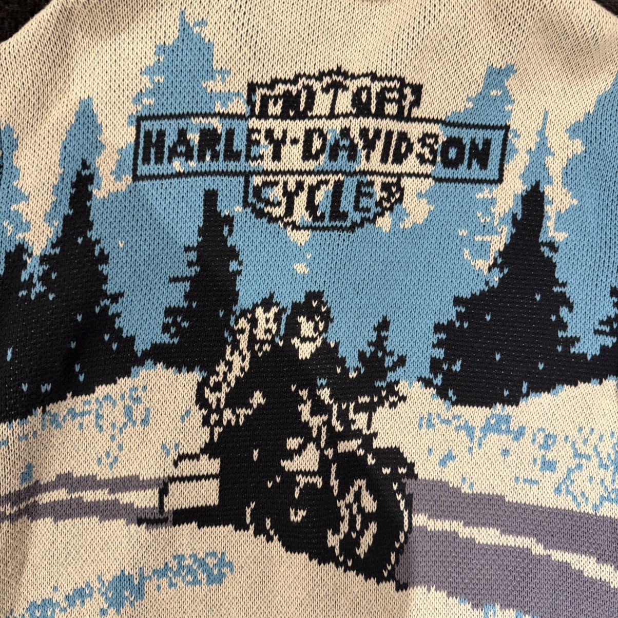 Harley Davidson Harley Davidson Cardigan Sweater Knit Winter Motorcycles Size US M / EU 48-50 / 2 - 4 Thumbnail