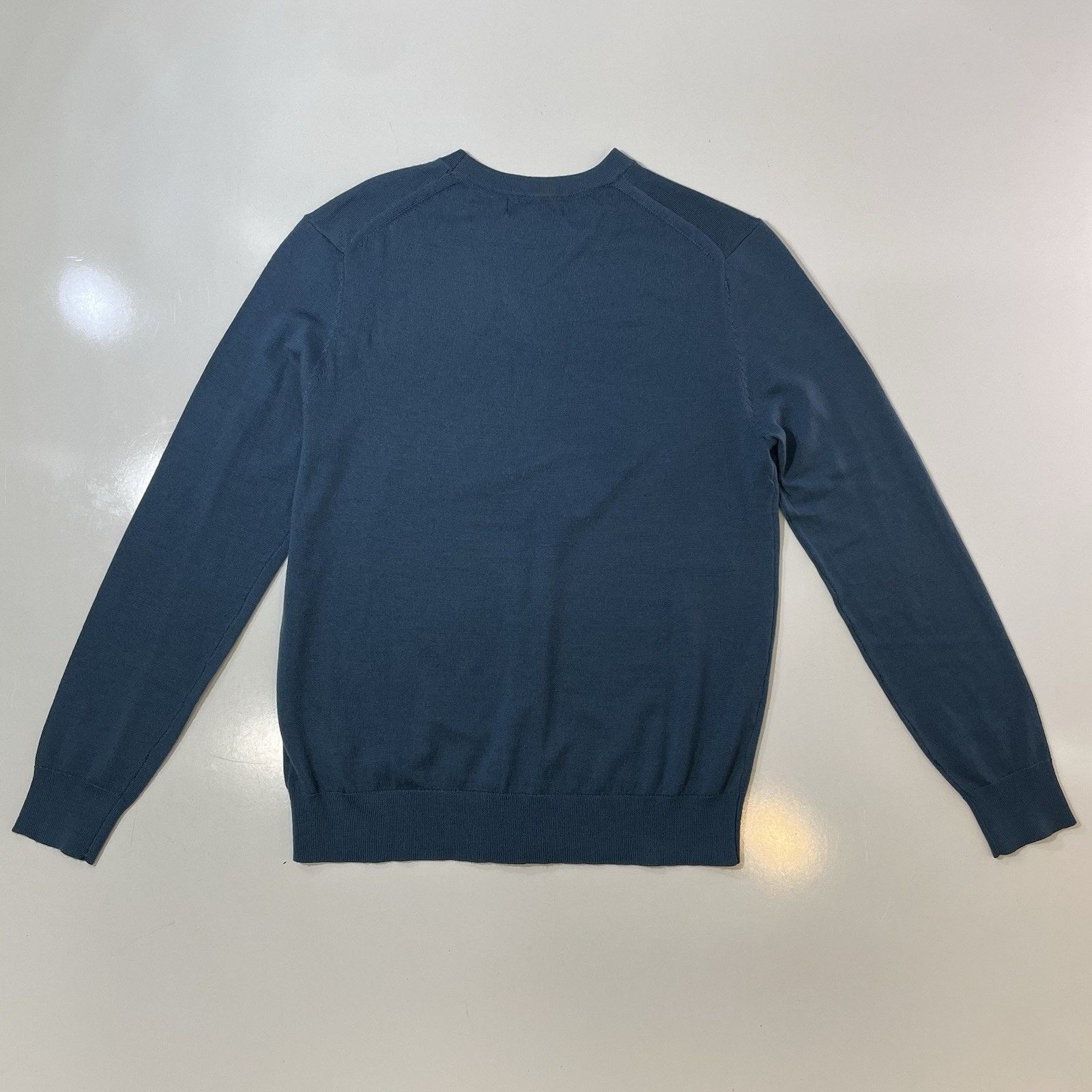 Banana Republic Banana Republic Blue Merino Wool Sweater Soft SMALL EUC Size US S / EU 44-46 / 1 - 7 Thumbnail