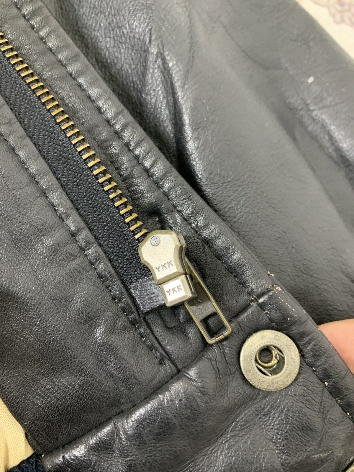 Genuine Leather Vintage SUB URBAN Tokyo Leather Flight MA-1 Aero Lewis Size US M / EU 48-50 / 2 - 13 Thumbnail