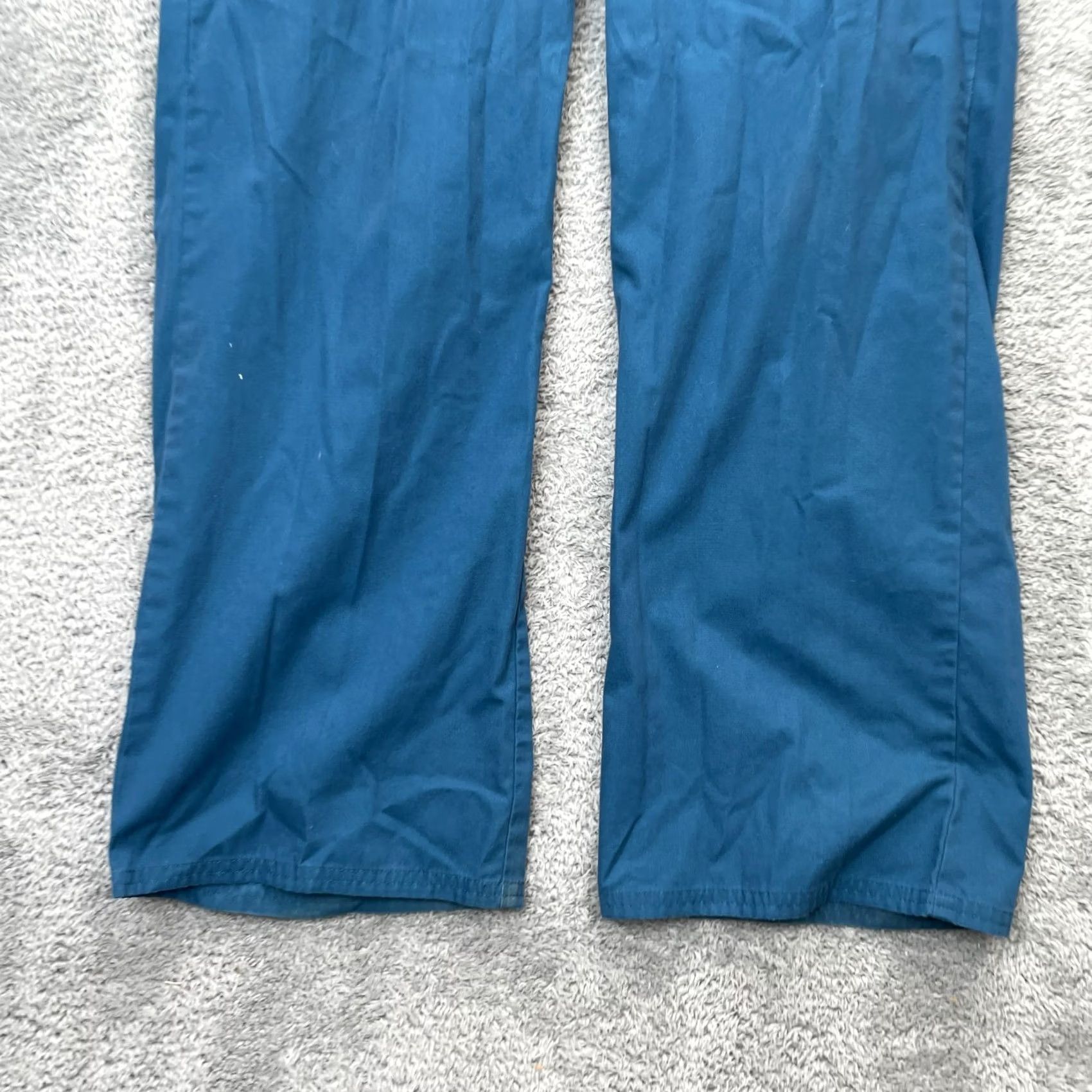 Dickies Dickies Pants Mens Small Blue EDS Signature Scrubs Cargo Pockets Straight Leg Size US 29 - 5 Thumbnail
