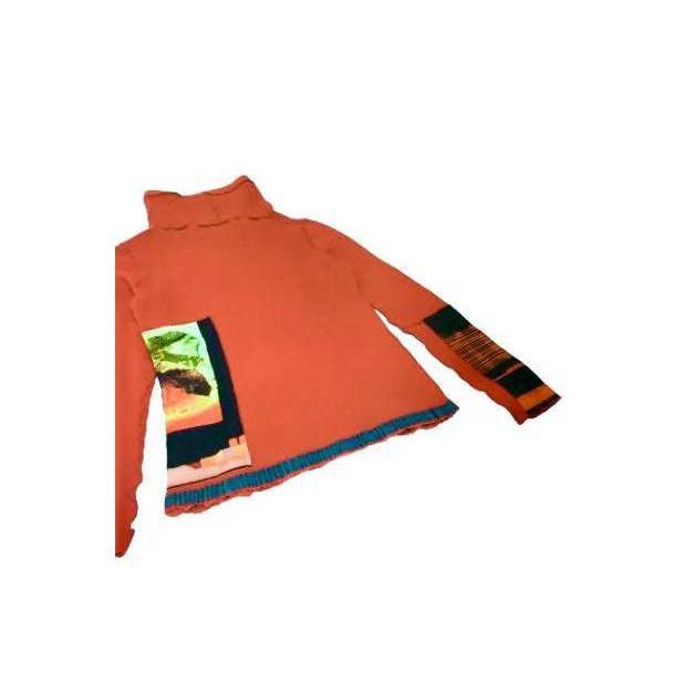 Cop Copine The Cop Copine Turtleneck Knit Sweater Size ONE SIZE - 5 Thumbnail