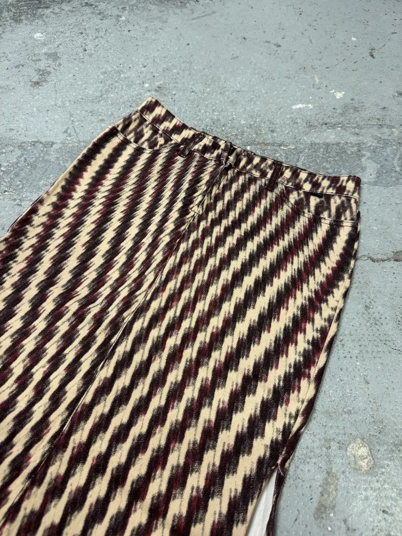 Designer × Just Cavalli × Vintage SS2001 Cavalli Psycho Pixel Lava Vision Skirt Size 25" / US 0 / IT 36 - 7 Thumbnail
