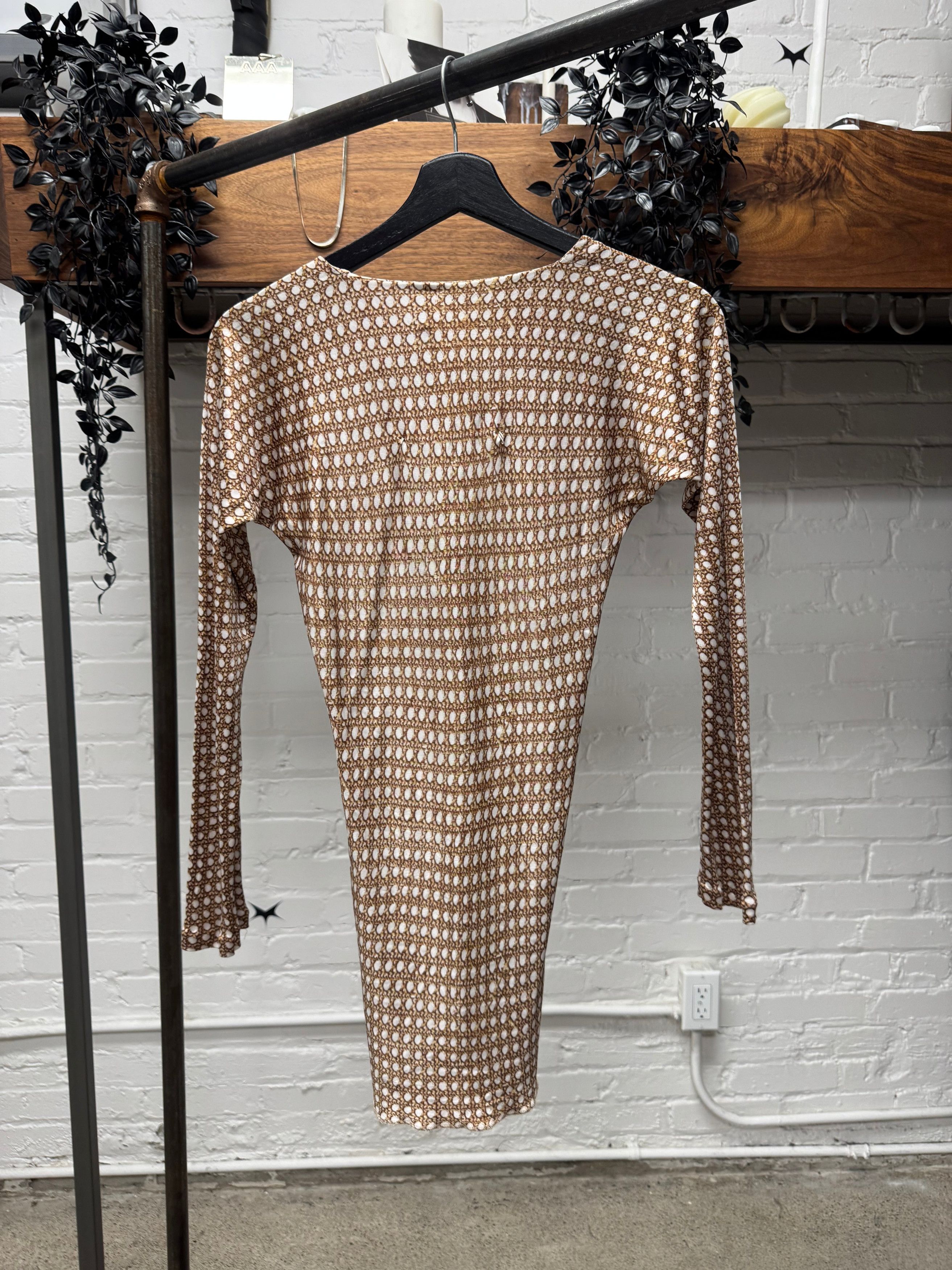 Maison Margiela Maison Martin Margiela ‘Basket Weave’ Viscose Long Sleeve Shirt Size US M / EU 48-50 / 2 - 4 Thumbnail