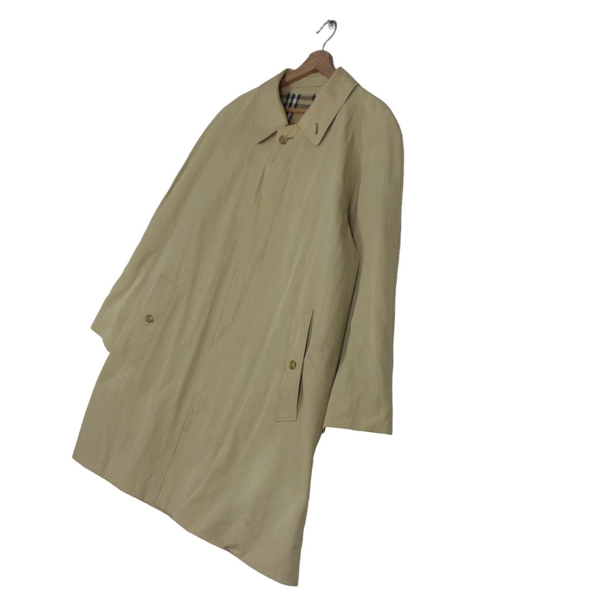 Burberry 🔥Vintage Burberrys of London Long Jacket Nova Check Blanket Size US M / EU 48-50 / 2 - 2 Thumbnail